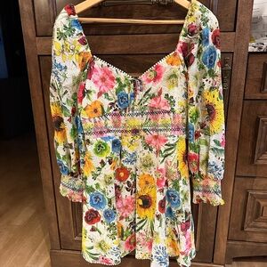 Alice + Olivia floral mini dress